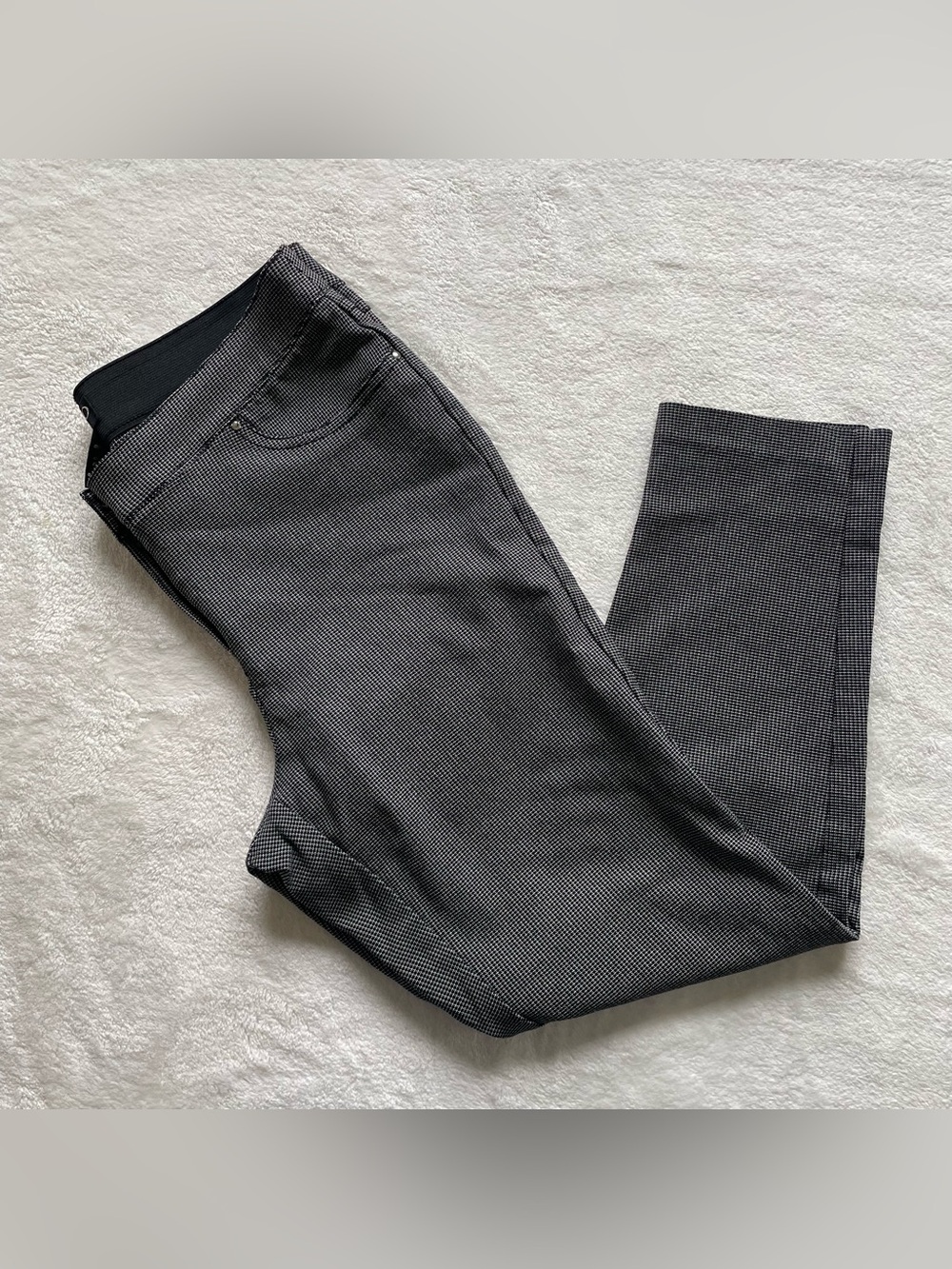 Soho Black and White Houndstooth Slacks size 10P
